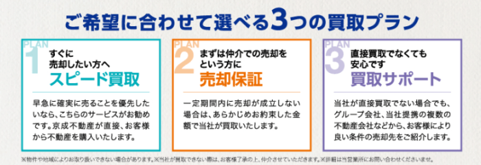 市川市のマンション買取業者おすすめ7選：京成不動産の３つの買取プラン