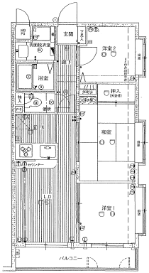 セザールはなぜ安い：セザール第二野沢50.76㎡