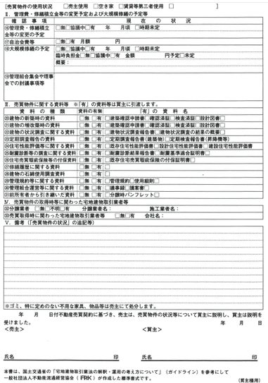 契約不適合責任｜不動産の売主が留意すべきポイント／物件の経年劣化状態を正確に説明する／物件状況報告書